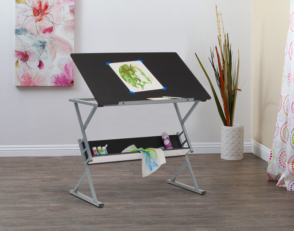 Prime Drawing Table with Shelf 35" x 23" - Clearance