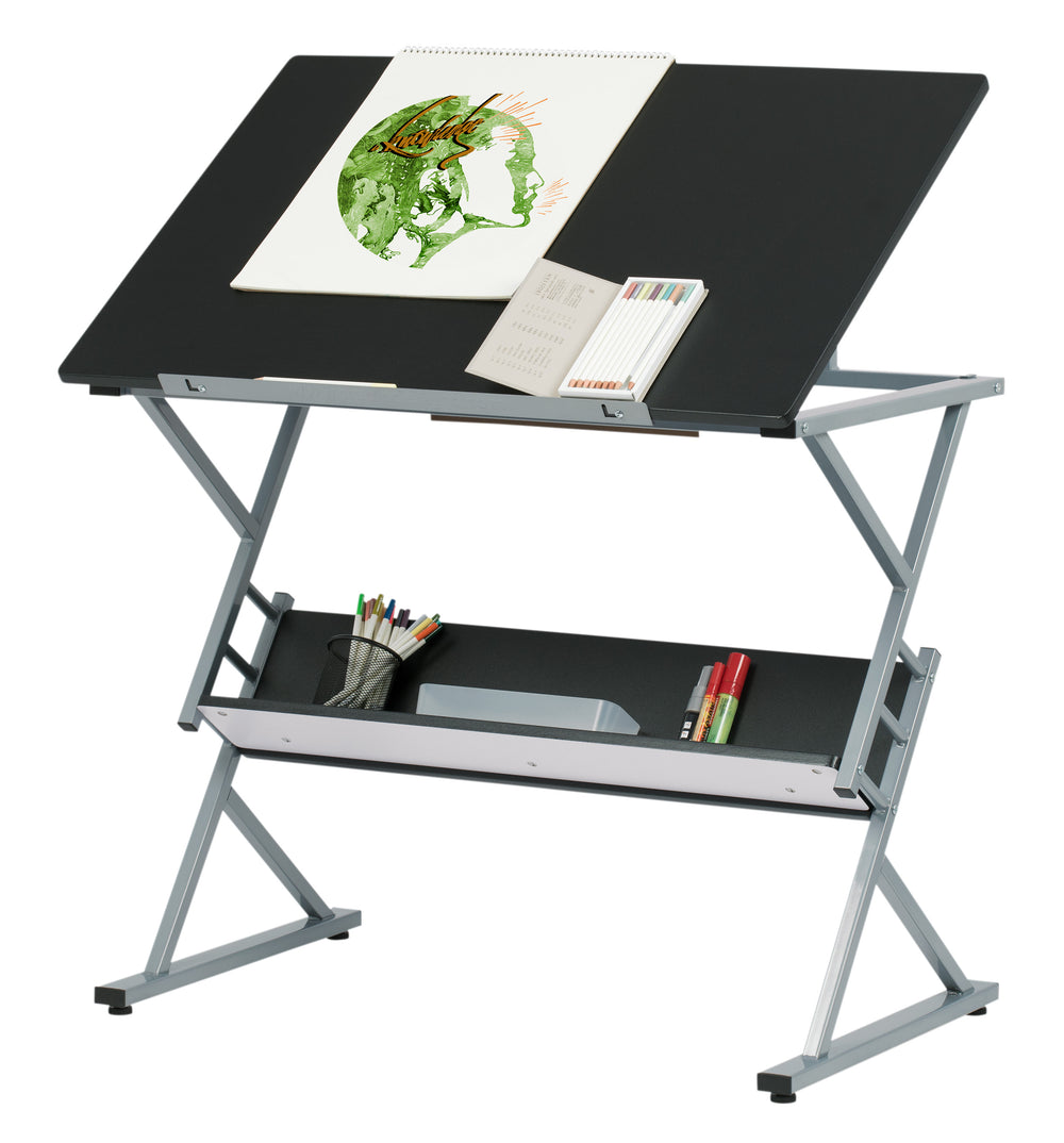Prime Drawing Table with Shelf 35" x 23" - Clearance
