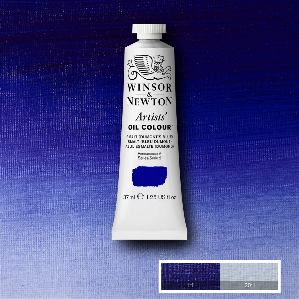 Winsor & Newton Artists' Oil Colours - Black or Grey or Blue