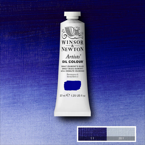 Winsor & Newton Artists' Oil Colours - Black or Grey or Blue