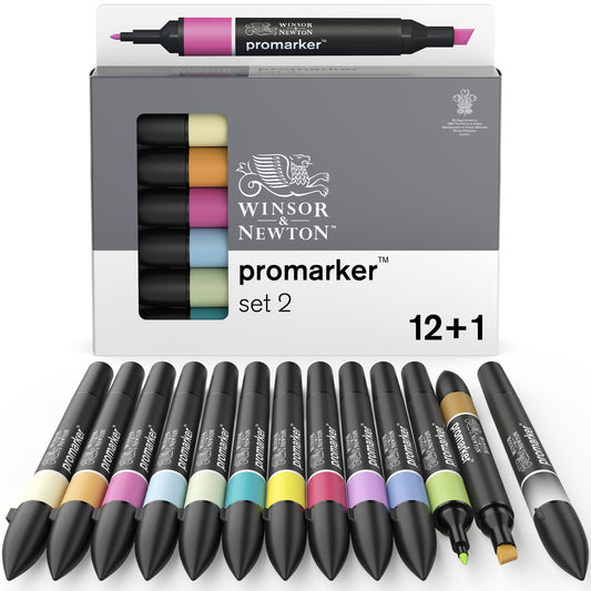 Winsor & Newton Promarker Set of 12 Set #2