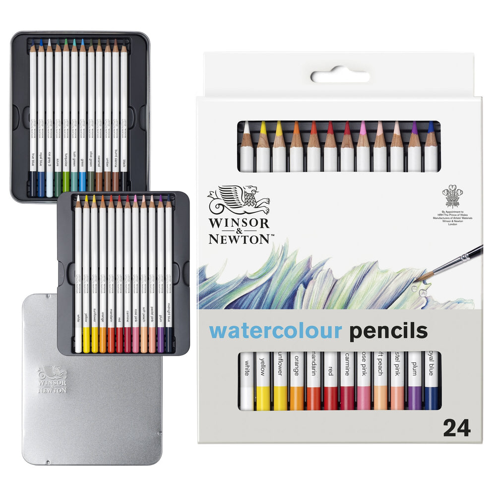 Winsor & Newton Studio Collection Watercolour Pencils Set of 24