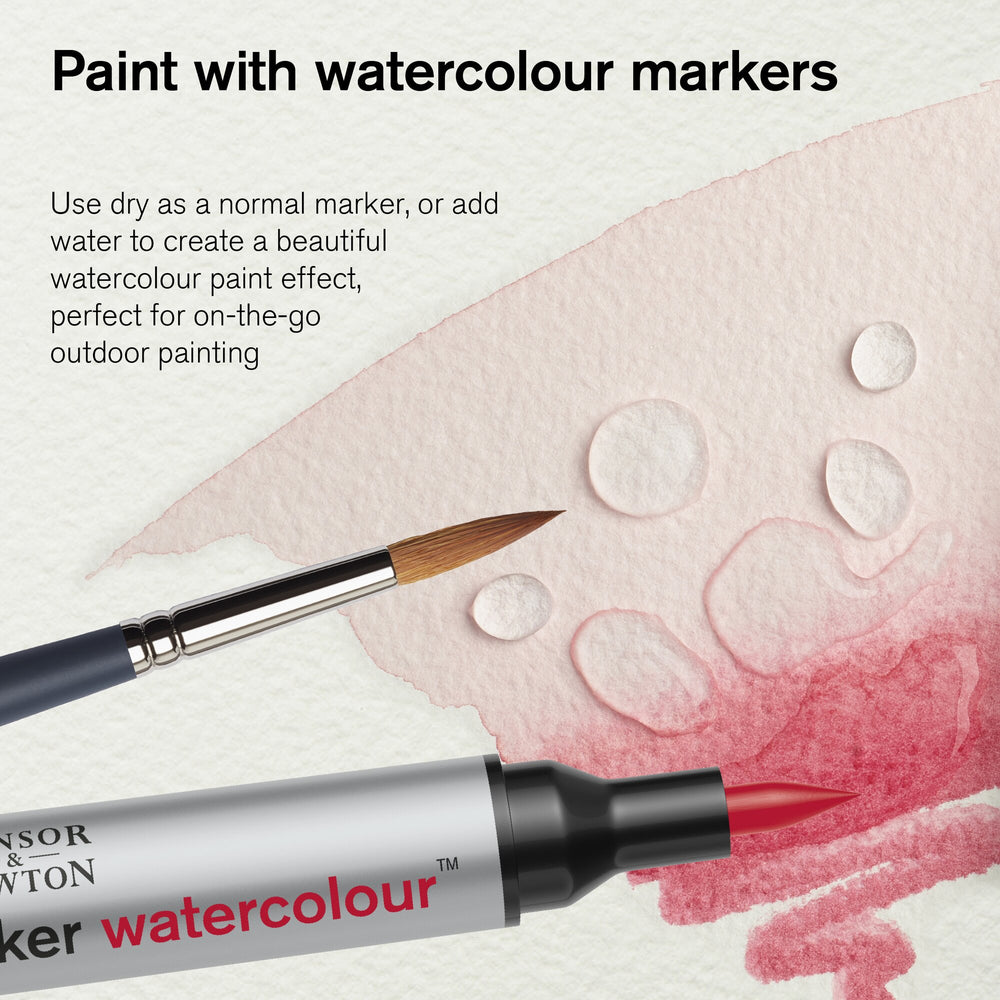 Winsor & Newton Promarker Gold & Silver Pack of 2
