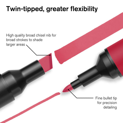 Winsor & Newton Promarker Set of 12 Tattoo Tones