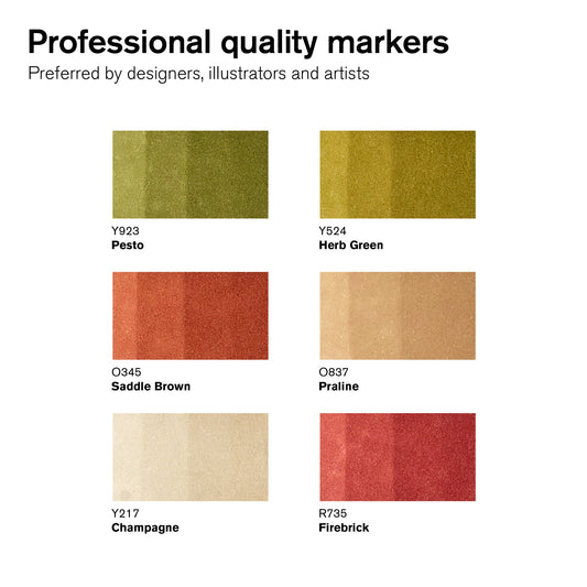 Winsor & Newton Promarker Set of 6 Landscape