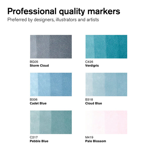Winsor & Newton Promarker Set of 6 Skyscape
