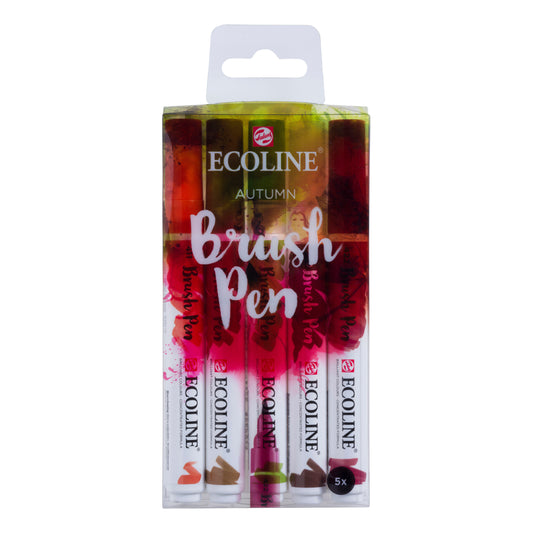 Ecoline Brush Pen Autumn Set of 5