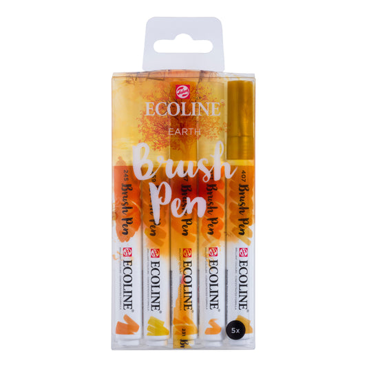 Ecoline Brush Pen Earth Set of 5