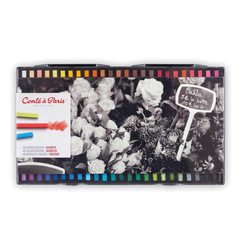 Conte Sketching Crayon Set Assorted Set of 48