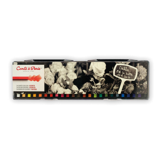 Conte Sketching Crayon Set Assorted Set of 24