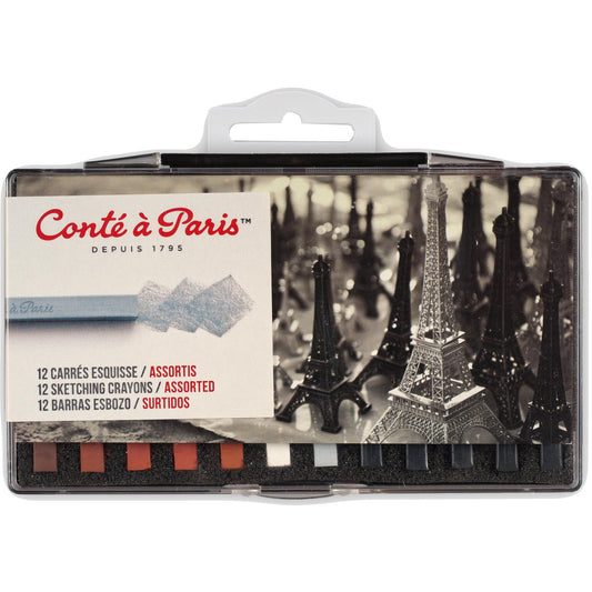 Conte Sketching Crayon Classic Set of 12