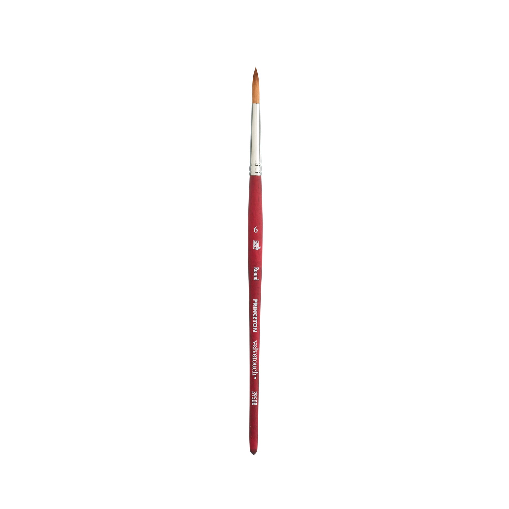  Princeton Velvetouch, Series 3950, Paint Brush for Acrylic, Oil  and Watercolor, Stroke, 1/4 Inch