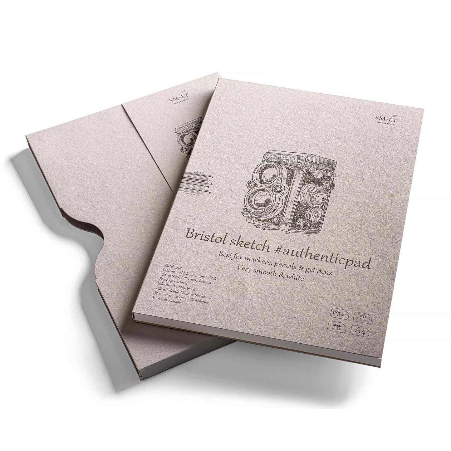 SM•LT #authenticpad in Folder – Bristol Sketch – A4