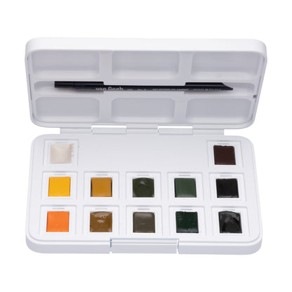 van Gogh Water Colour Pocket Box Shades of Nature Set of 12