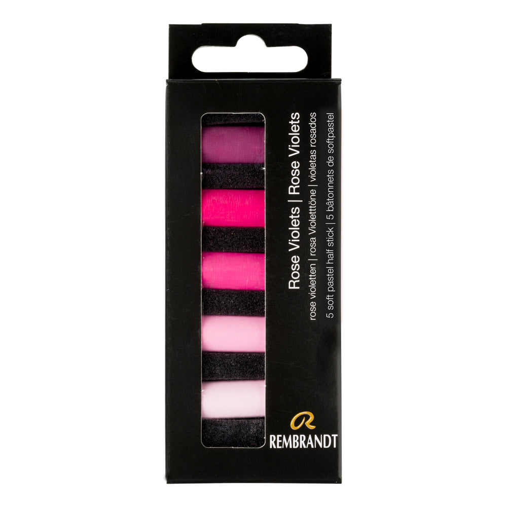 Rembrandt Soft Pastel Set Half Stick Rose Violet