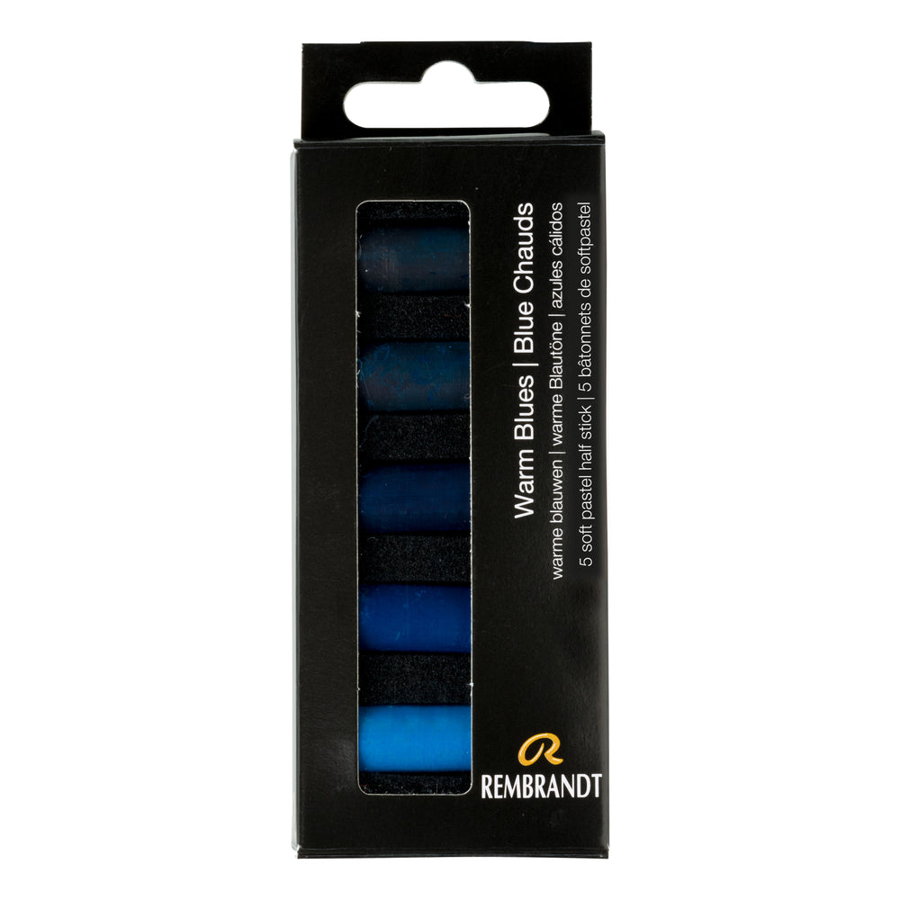 Rembrandt Soft Pastel Set Half Stick Warm Blues