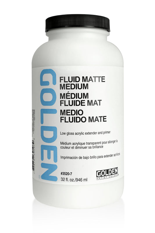 GOLDEN (Special Order)Fluid Matte Medium 32oz