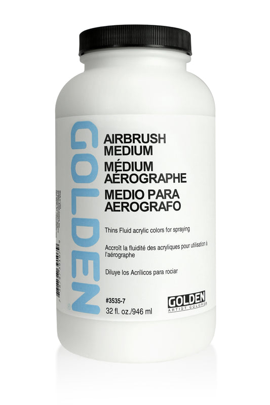GOLDEN (Special Order)Airbrush Medium 32oz
