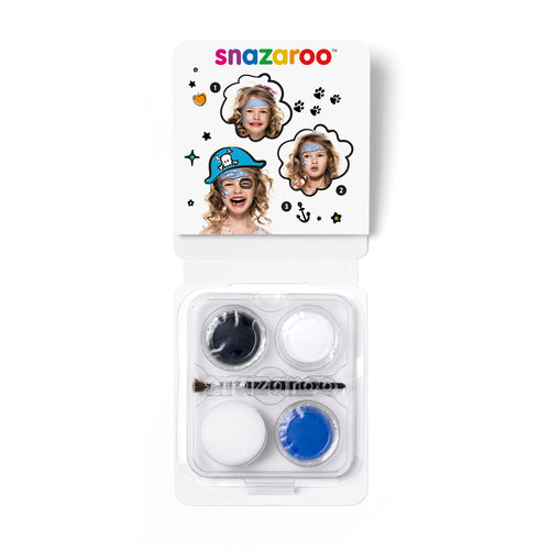 Snazaroo Mini Face Paint Kit - Blue Pirate Set of 3
