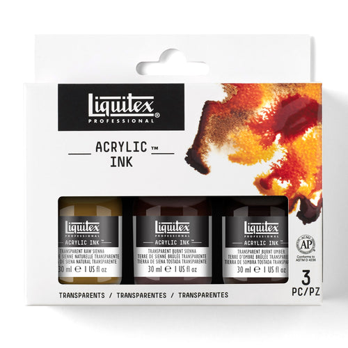 Liquitex Professional Acrylic INK! Set - Transparent Set of 3