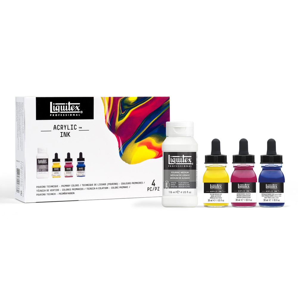 Liquitex Pouring Technique - Primary Colors Set - Clearance