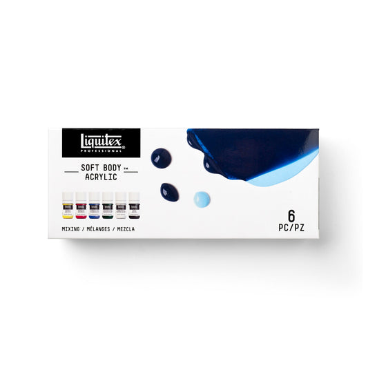 Liquitex Professional Soft Body Mixing Set of 6 Small