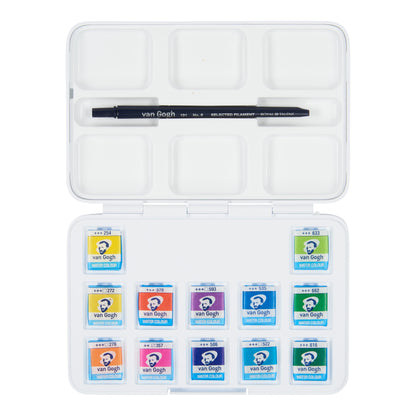 van Gogh Water Colour Pocket Box Vibrant Colours Set of 12