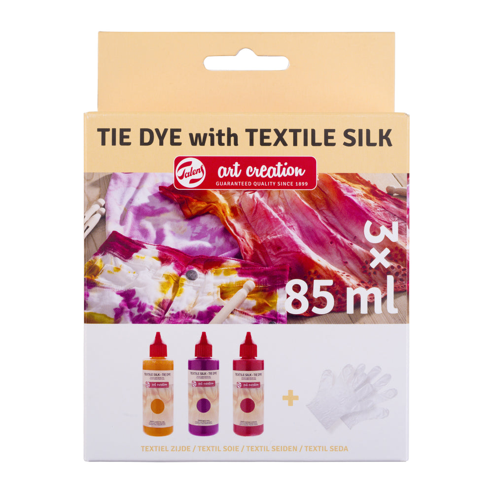 Talens Art Creation Tie Dye with Textile Silk Set - Sunburst Pink