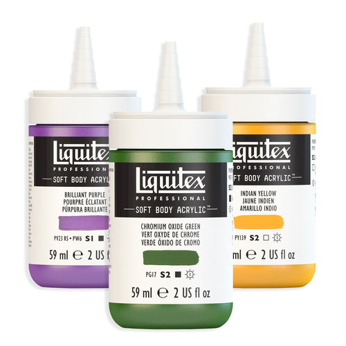 Liquitex Professional Soft Body Acrylic 12 x 22ml Set Essentials