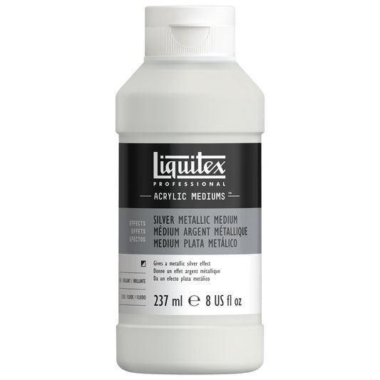 Liquitex Professional Silver Metallic Medium - 237ml