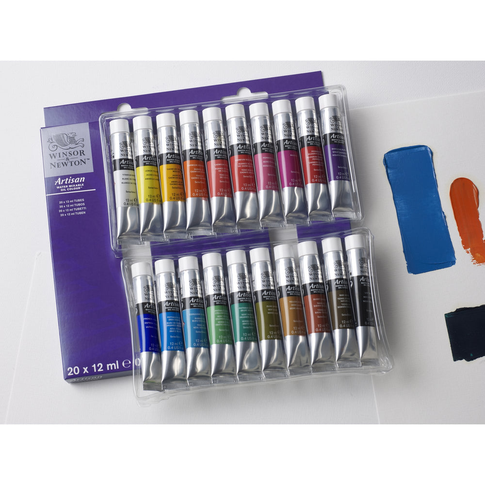 Trying Out Winsor & Newton Artisan Water Soluble Oil Paints (Water