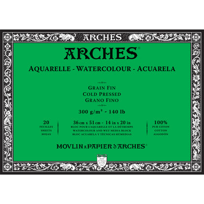ARCHES Watercolour Blocks 140 lb Cold Press