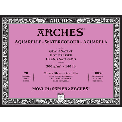 ARCHES Watercolour Blocks 140 lb Hot Press