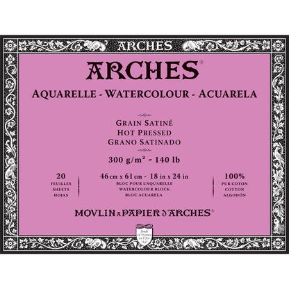 ARCHES Watercolour Blocks 140 lb Hot Press