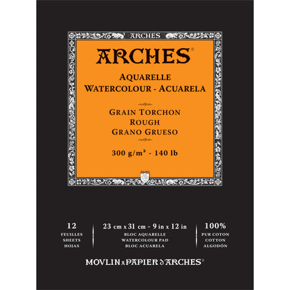 ARCHES Watercolour Pads - 9" x 12"