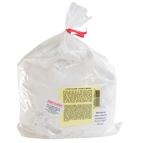 Plaster of Paris Powder for Crafts - 1lb of Plaster Casting Material, Plaster Powder for Hand Mold Casting, Hydrocal Gypsum Powder - Ideal for Latex
