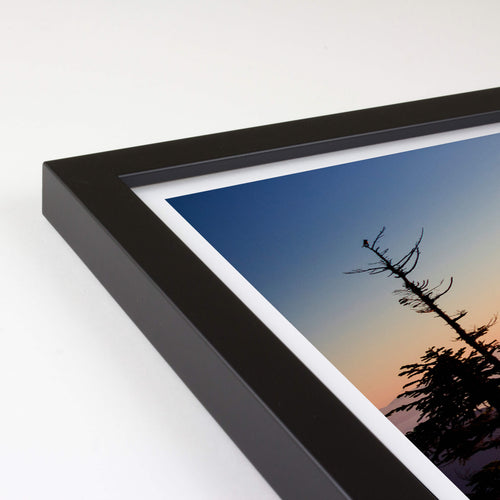 18x24 Frame with Mat - Black 22x28 Frame Wood Made to Display Print or  Poster Measuring 18 x 24 Inches with Black Photo Mat