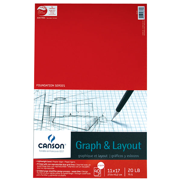 Canson Graph & Layout Paper Pads