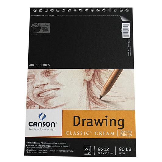 Canson Classic Cream Drawing Pads