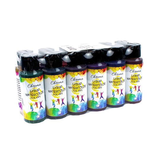 Chroma Liquid Washable Watercolor Set of 12