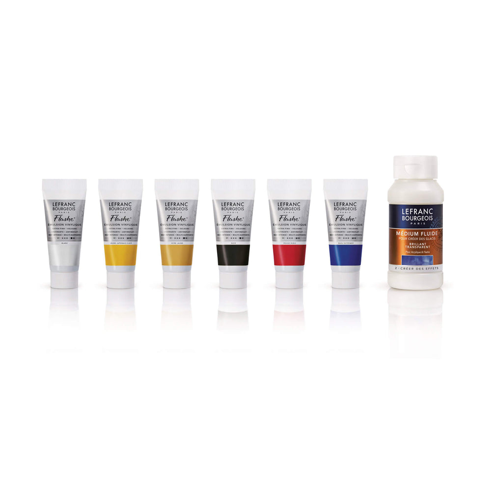 Flashe Vinyl Emulsion Paints Discovery Set of 6