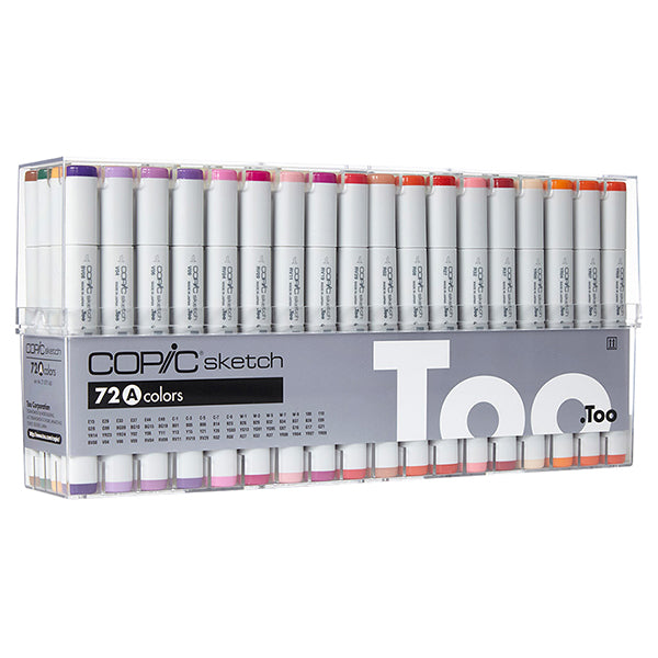 COPIC Sketch Marker Set of 72 Colours - Set A