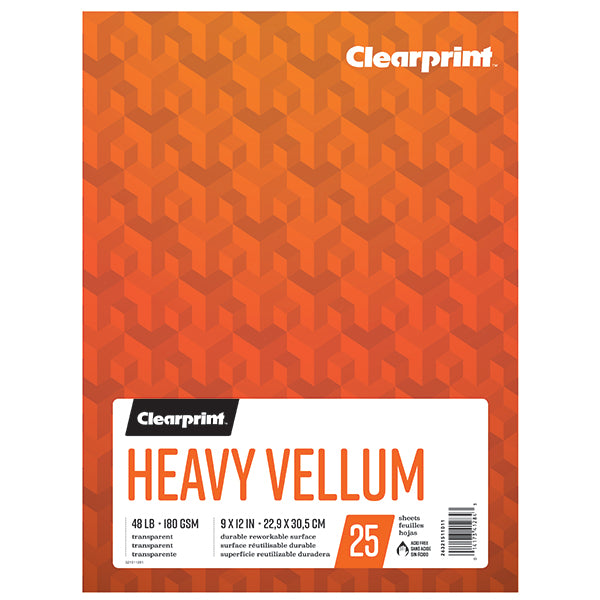 Clearprint Heavy Vellum Pad 9" x 12"