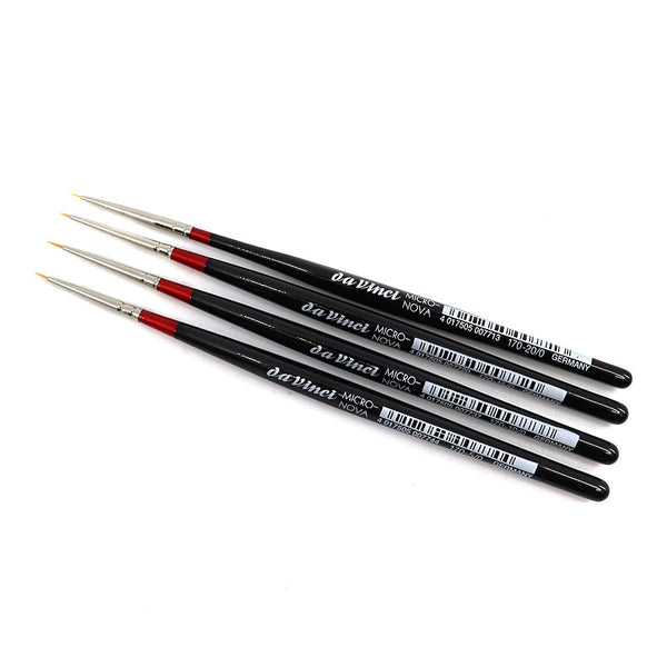Da Vinci Nova Miniature Brush Set - 5 Brushes For Detail, Model Painting & Retouching - View #3
