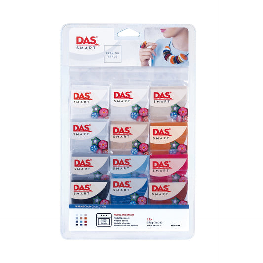 Das Smart Polymer Clay Warm & Cool Set of 12