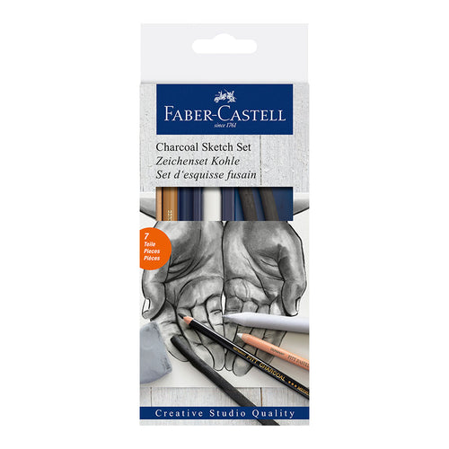 Faber-Castell Goldfaber Charcoal Sketch Set of 7