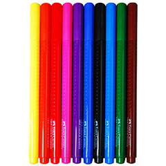 Faber-Castell Grip Colour Marker Set Set of 10