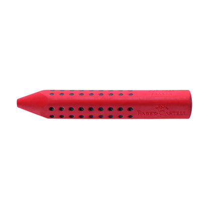 Faber-Castell Triangle Grip Eraser - Red or Blue