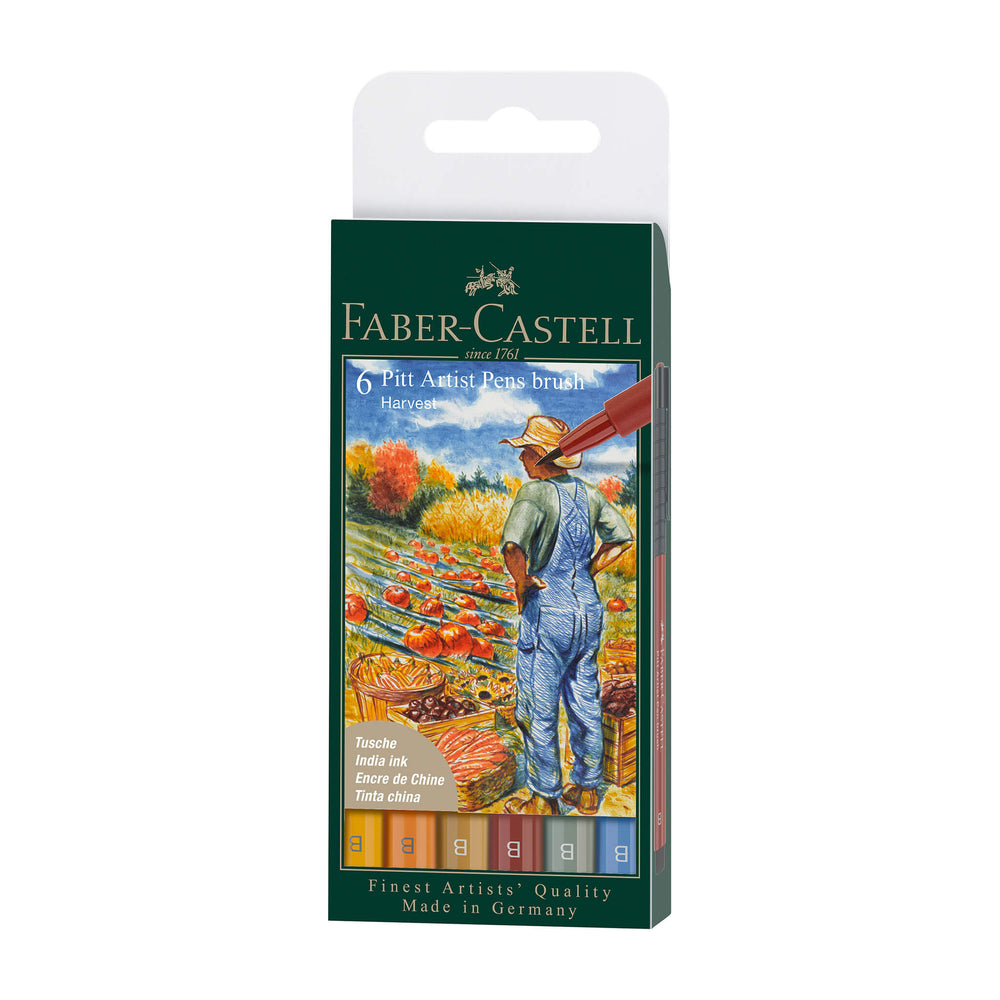 Faber-Castell PITT Artist Pen Set - Harvest Set of 6