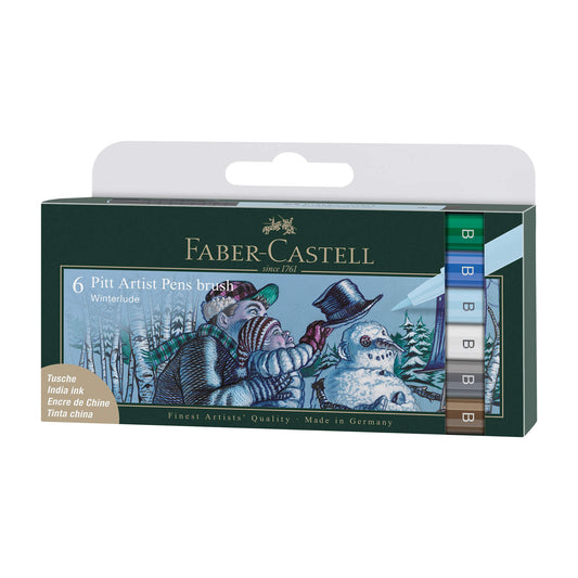 Faber-Castell PITT Artist Pen Set - Winterlude Set of 6